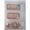 Image 1 : 1954 ,1974 and 1986 canadian 2 dollar bills