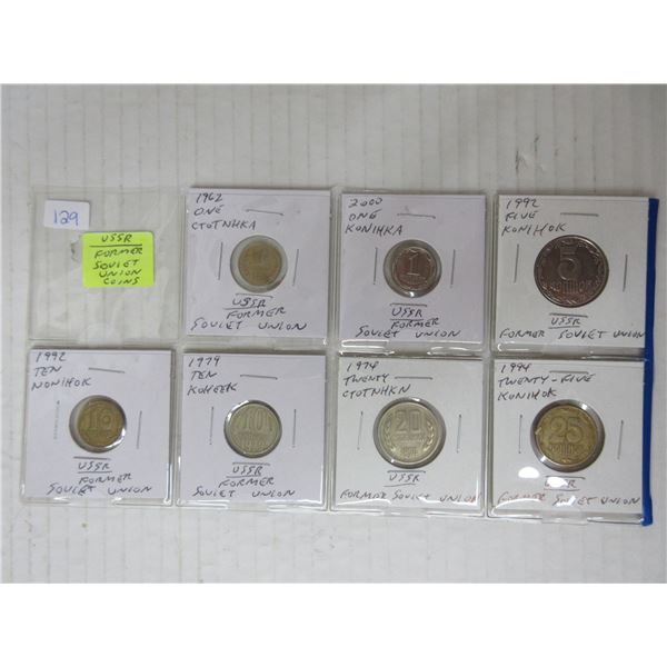 7 different USSR coins- various years