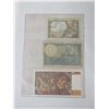 Image 2 : Lot of 3 france bills