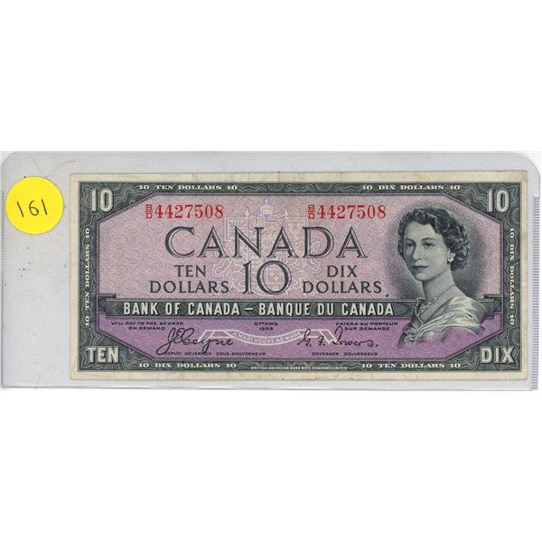 1954 Canadian Ten Dollar.