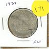 Image 1 : 1937 Canadian Silver 50 Cents Coin.