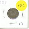 Image 1 : 1910 Canadian 10 Cents.
