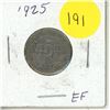Image 1 : 1925 Canadian 5 Cents.