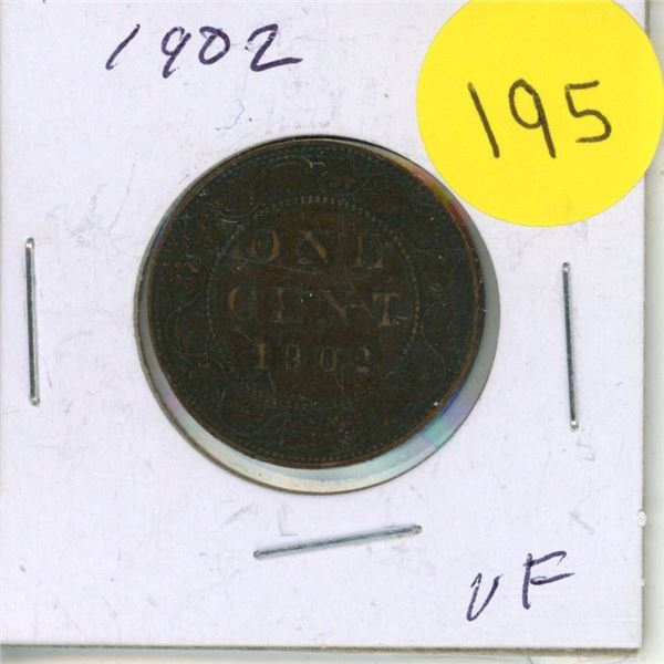 1902 Canadian One Cent.