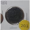 Image 1 : 1850 One Half Penny - Bank token.
