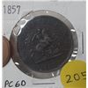 Image 1 : 1857 Bank of Upper Canada One Penny Bank Token.