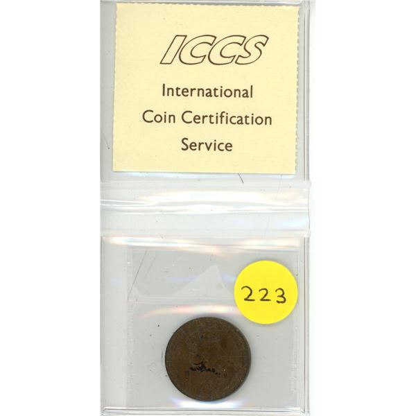 ICCS - NFLD 1936 1 Cent MS-60