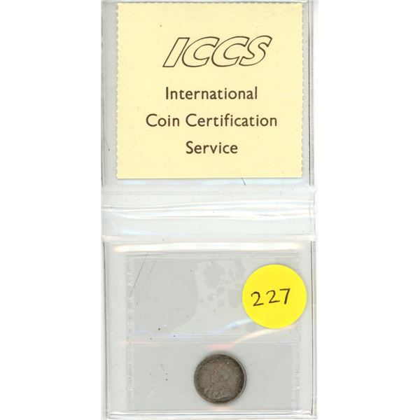 ICCS - NFLD 1929 5 Cent VF-20