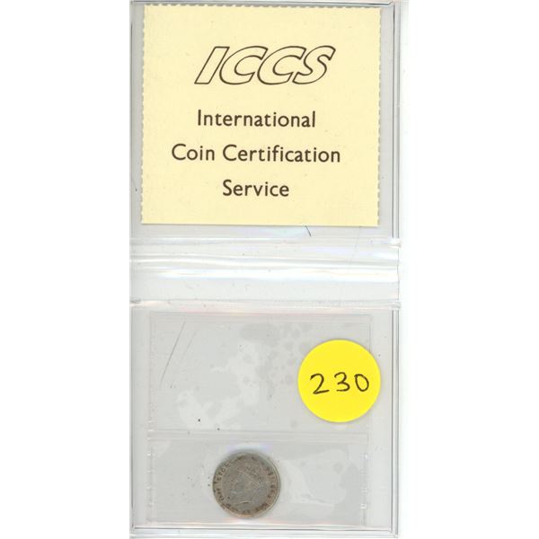 ICCS - NFLD 1944C 5 Cent VF-30