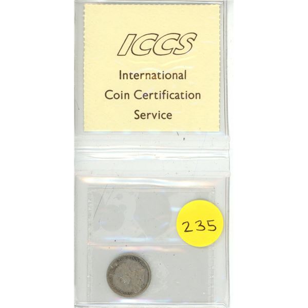 ICCS - NFLD 1917C 10 Cent VF-20