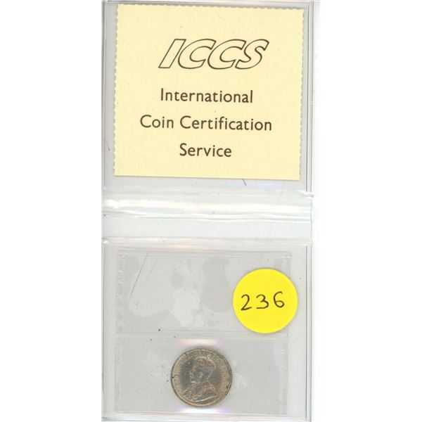 ICCS - NFLD 1919C 10 Cent EF-45