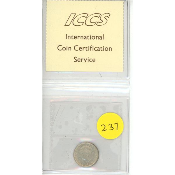 ICCS - NFLD 1938 10 Cent VF-30