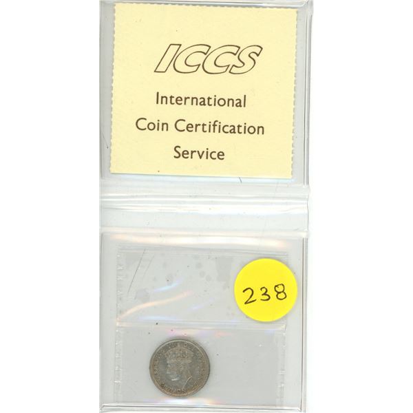 ICCS - NFLD 1941C 10 Cent VF-30