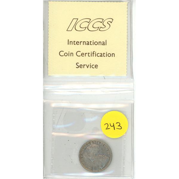 ICCS - NFLD 1912 20 Cent VG-8