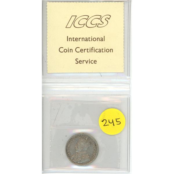 ICCS - NFLD 1919C 25 Cent VF-20