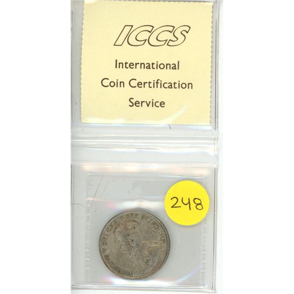 ICCS - NFLD 1918C 50 Cent VF-30