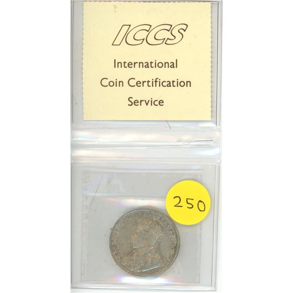 ICCS - NFLD 1917C 50 Cent EF-40
