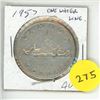 Image 1 : 1957 Canadian One Dollar.