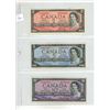 Image 1 : 1954 Canadian 2, 5, 10 Dollars.