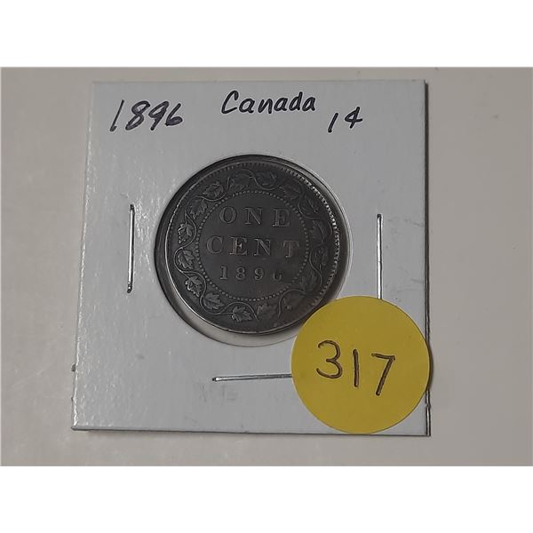 1896 Canada Large Cent