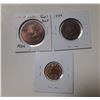 Image 2 : Lot of Three 1939 King George VI & Queen Elizabeth  Royal Visit Medallions