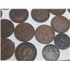 Image 2 : Collection of 50 British Coins:  Assorted Years (1800s - 1960s) & Varieties (Half Penny, One Penny, 