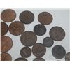 Image 4 : Collection of 50 British Coins:  Assorted Years (1800s - 1960s) & Varieties (Half Penny, One Penny, 