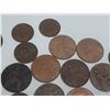 Image 5 : Collection of 50 British Coins:  Assorted Years (1800s - 1960s) & Varieties (Half Penny, One Penny, 