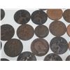 Image 6 : Collection of 50 British Coins:  Assorted Years (1800s - 1960s) & Varieties (Half Penny, One Penny, 