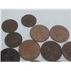 Image 9 : Collection of 50 British Coins:  Assorted Years (1800s - 1960s) & Varieties (Half Penny, One Penny, 