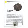 Image 1 : 268-270 A.D. Roman Bronze Vicorinus Coin, COA