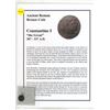 Image 1 : 307-337 A.D. Roman Bronze Consantine I 'the Great" Coin, COA