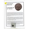 Image 1 : 337-340 A.D. Roman Bronze Constantine II Coin, COA