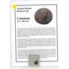 Image 1 : 337-350 A.D. Roman Bronze Constans Coin, COA