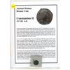 Image 1 : 337-361 A.D. Roman Bronze Constantius II Coin, COA