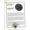 Image 1 : 364-375 A.D. Roman Bronze Valentinian I Coin, COA
