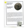 Image 1 : 379-395 A.D. Roman Bronze Theodosius I Coin, COA