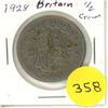 Image 1 : 1928 Great Britian Silver Half Crown