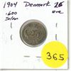 Image 1 : 1904 Denmark Silver 25 Ore