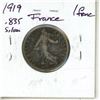 Image 2 : 1919 France Silver 1 Franc