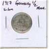 Image 2 : 1917 Germany Silver One Half Mark