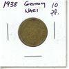 Image 2 : 1938 Nazi Germany 10 Pfennig