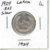 Image 2 : 1924 Latvia Silver 1 Lats