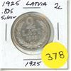 Image 1 : 1925 Latvia Silver 2 Lati
