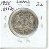 Image 2 : 1925 Latvia Silver 2 Lati