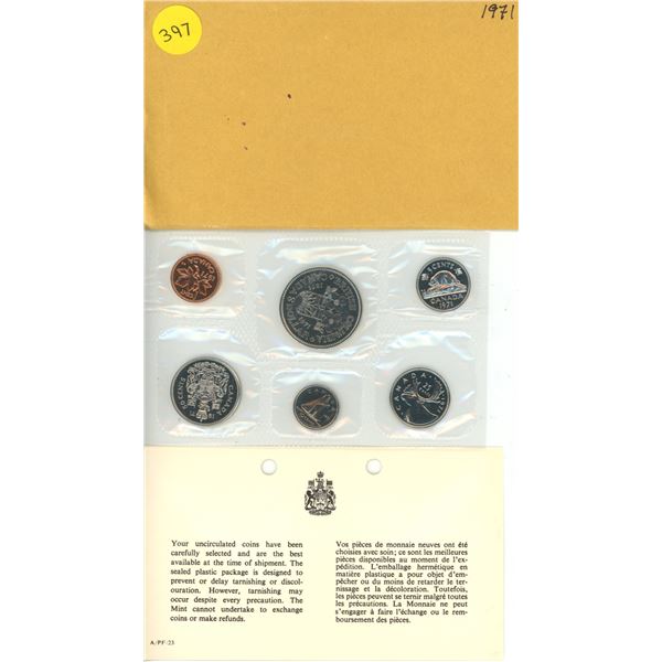 1971 Canada UNC Year Set