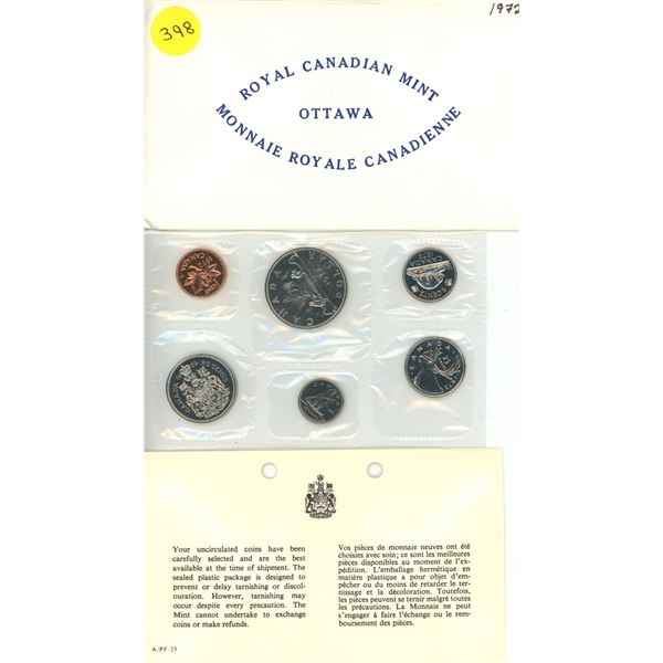 1972 Canada UNC Year Set