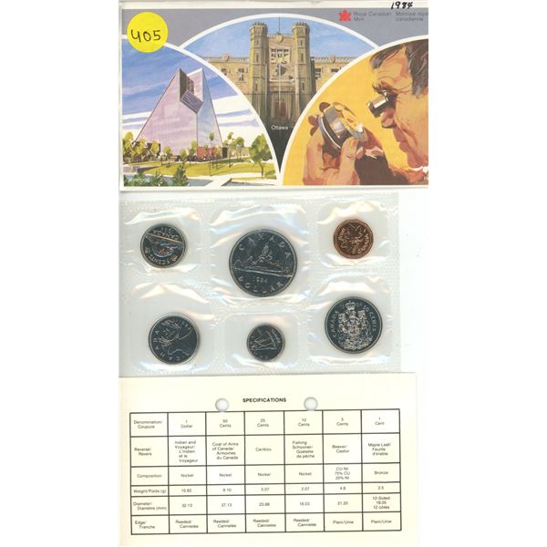 1984 Canada UNC Year Set