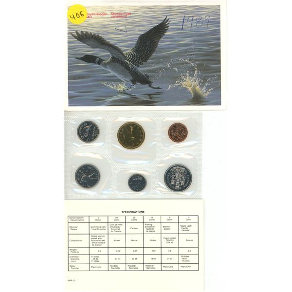 1989 Canada UNC Year Set