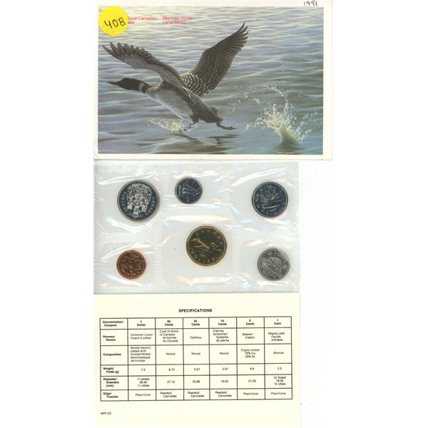 1991 Canada UNC Year Set